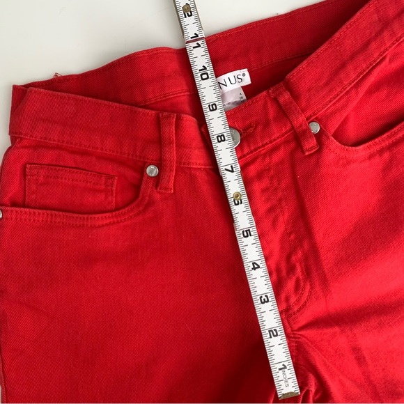 Venus Women’s Red Mid Rise Skinny Jeans Size 4 - Picture 5 of 12